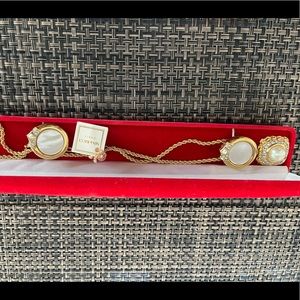 Nina Ricci Necklace Pendant Piercing Gold Silver Woman Authentic